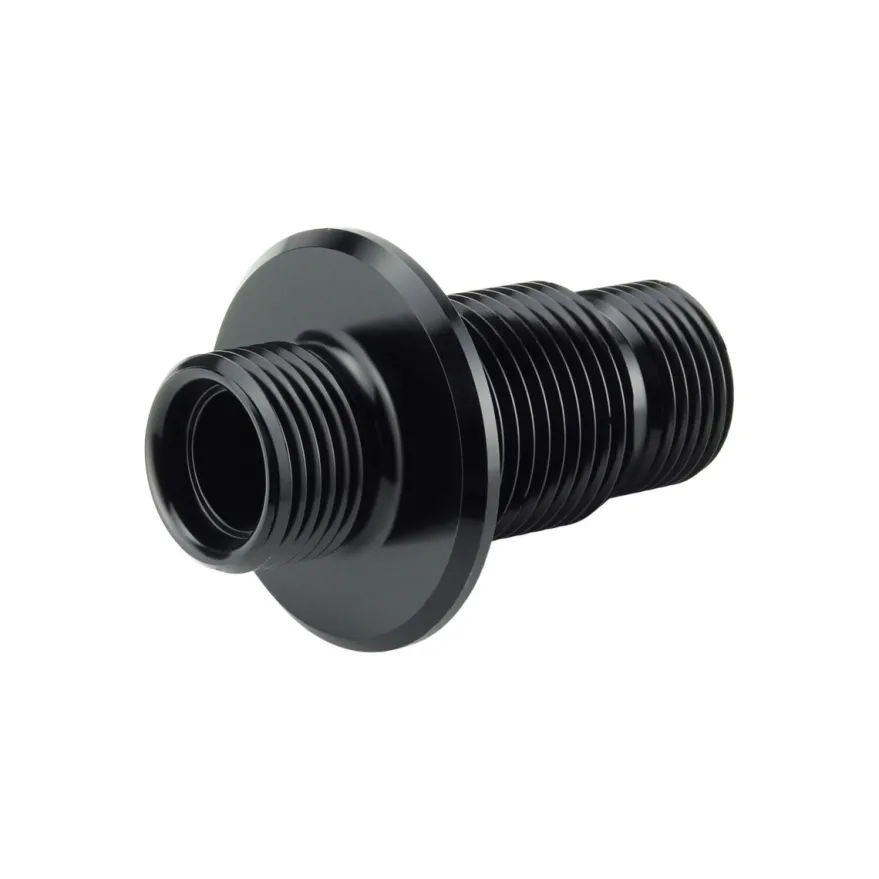 AC -8 Bulkhead Slangadapter & Låsmutter - SvartT7 Design