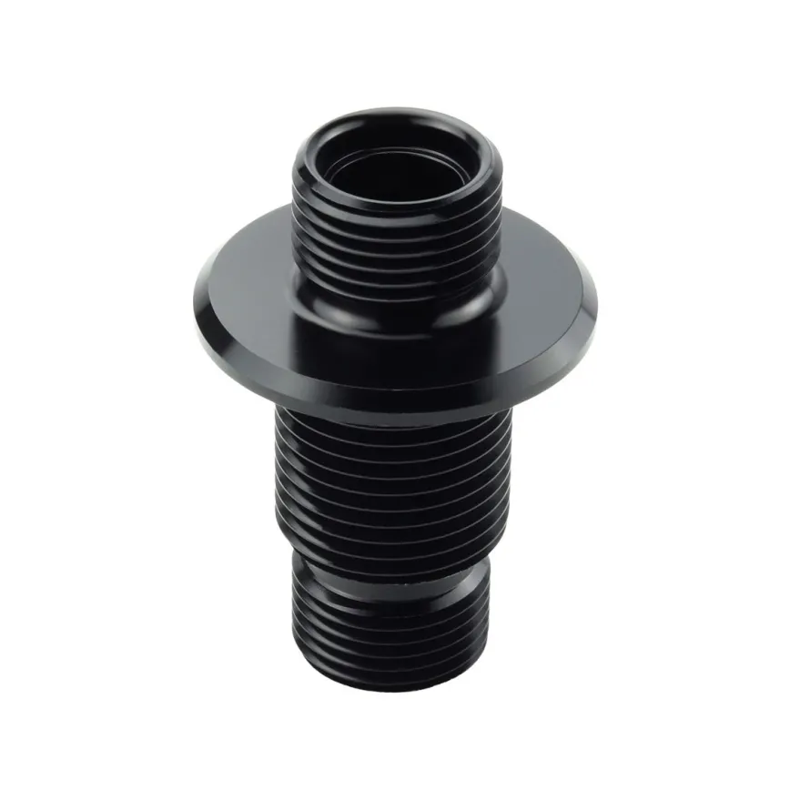 AC -8 Bulkhead Slangadapter & Låsmutter - SvartT7 Design