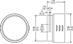 Adapter För Luft Ventilation 2.5 – 3''