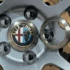 Advan 65mm Alfa Romeo Centrumkåpa Adapter Ring - Silver Alumit