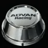 Advan 73mm Hög Centrumkåpa - Krom