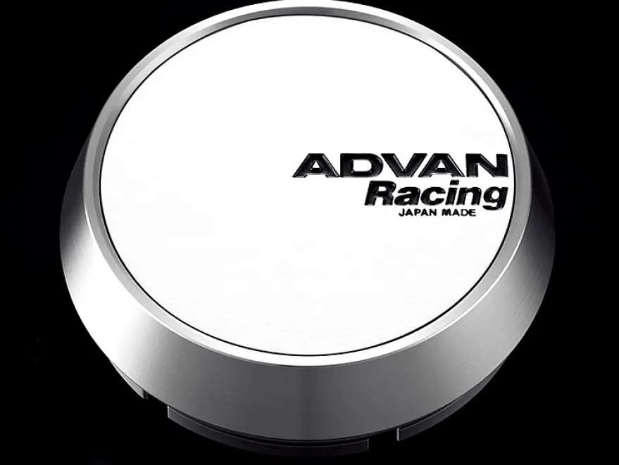 Advan 63mm Middle Centrumkåpa - Vit / Silver Alumit