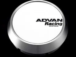 Advan 73mm Middle Centrumkåpa - Vit / Silver Alumit