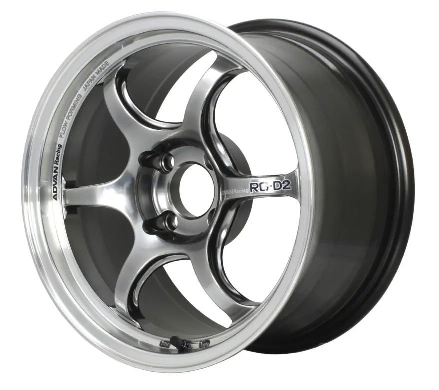 Advan RG-D2 15x5,5 +38 4-100 Machining & Racing Hyper Svart Fälg