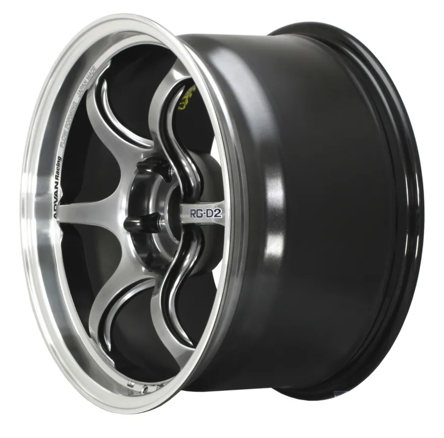 Advan RG-D2 18x9,5 +12 5-114,3 Machining & Racing Hyper Svart Fälg