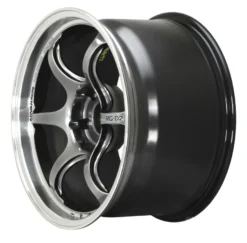 Advan RG-D2 15x6 +38 4-100 Machining & Racing Hyper Svart Fälg