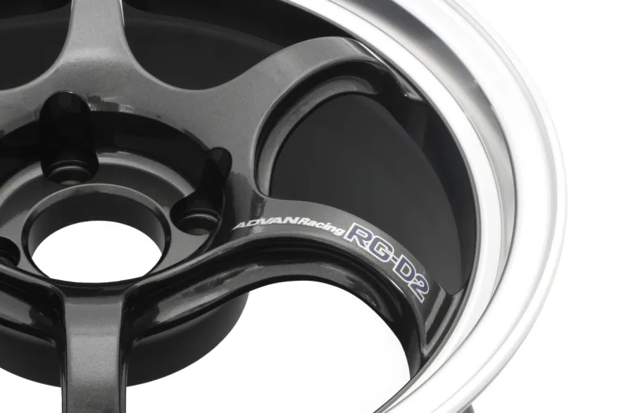 Advan RG-D2 18x9,5 +45 5-114,3 Machining & Svart Gunmetallic Fälg