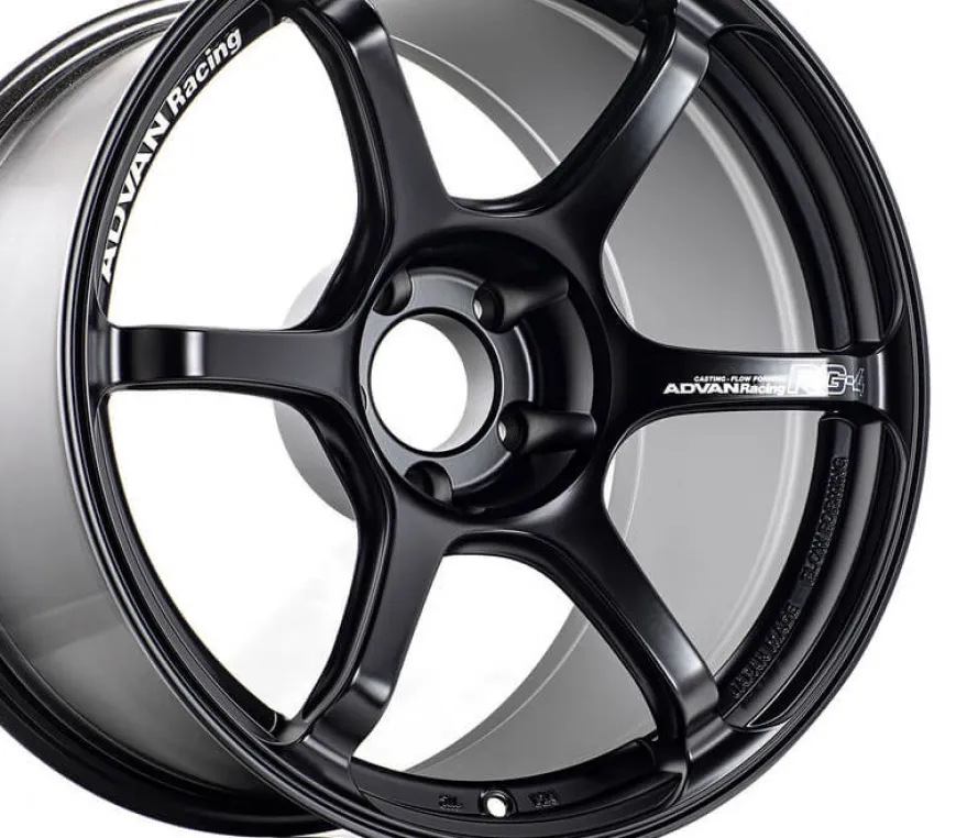 Advan RG-4 18x7.5 +47 5x114.3 Blanksvart Fälg