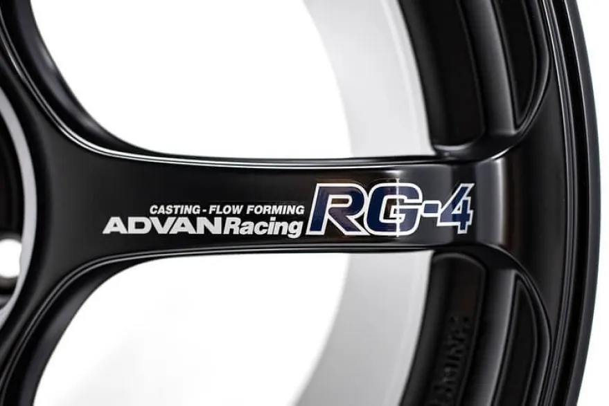 Advan RG-4 18x8 +44 5x114.3 Blanksvart Fälg