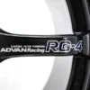 Advan RG-4 18x8.5 +45 5x112 Blanksvart Fälg