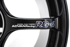 Advan RG-4 18x10 +35 5x114.3 Blanksvart Fälg
