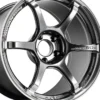Advan RG-4 18x9.5 +25 5x112 Racing Hyper Black & Svarvad Kant Fälg
