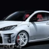 Advan RG-4 18x9.5 +45 5x114.3 Racing Vit & Svarvad Kant Fälg
