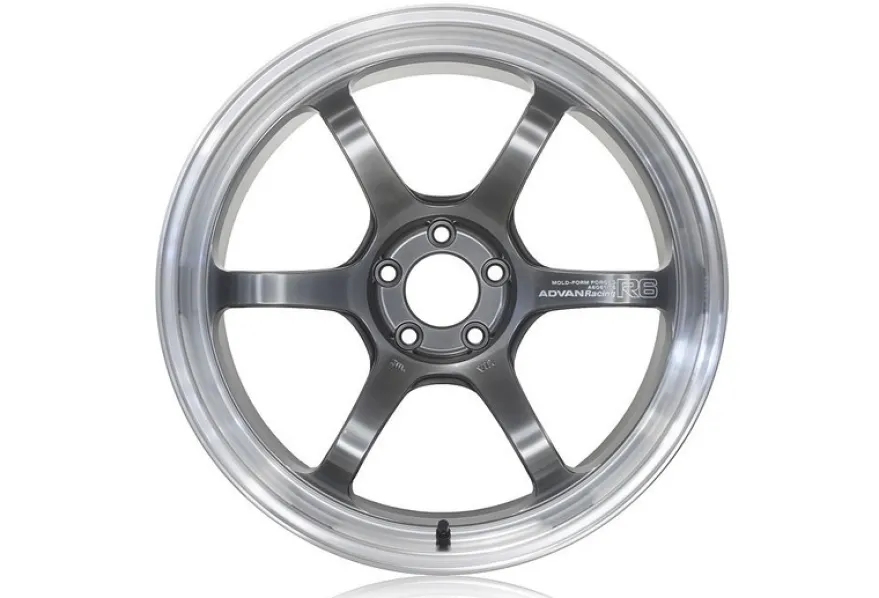 Advan R6 20x10,5 +24mm 5-114,3 Machining & Racing Hyper Svart Fälg