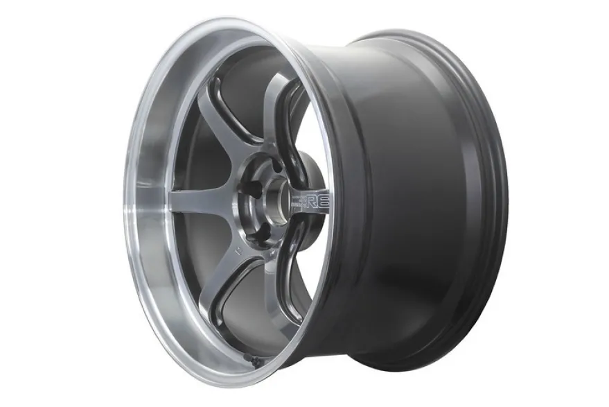 Advan R6 20x10,5 +24mm 5-114,3 Machining & Racing Hyper Svart Fälg
