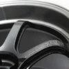 Advan R6 20x9 +48mm 5-112 Machining & Svart Coating Graphite Fälg