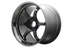 Advan R6 20x9 +48mm 5-112 Machining & Svart Coating Graphite Fälg