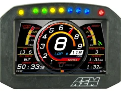 AEM CD-5 Carbon Digital Dash Flat Panel (Utan Logger / Utan GPS)