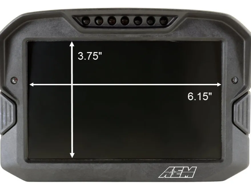 AEM CD-7L Carbon Digital Dash (Med Logger / Utan GPS)
