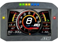 AEM CD-7LG Carbon Digital Dash Flat Panel (Med Logger / Med GPS)