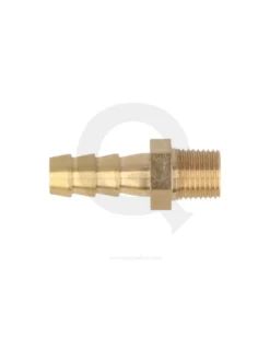 Anslutning 10mm - 1/4npt - Mässing QSP