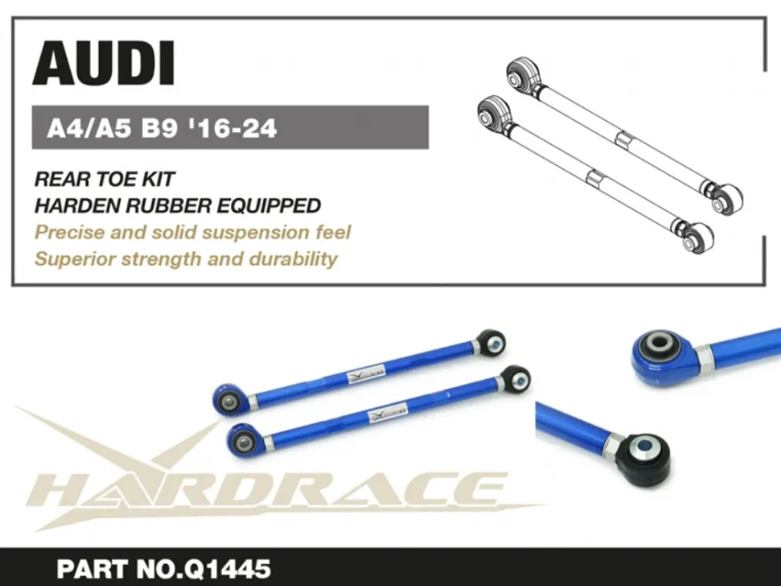 Audi A4 B9 / A5 B9 / S4 RS4 / S5 RS5 2016-2025 Bakre Toe-Stag Hardrace