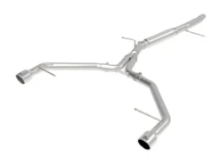 Audi A4 B9 2017-2019 2.0L (t) MACHForce XP 3in-2.5in SS Sportavgassystem Axle-Back aFe Power - Polerade Utblås