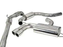 Audi A3 (8P) 2.0 TFSI 2WD (3 & 5-dörrars) 04-12 Turboback-sportavgassystem (Med Sportkatalysator & Ljuddämpare) Cobra Sport