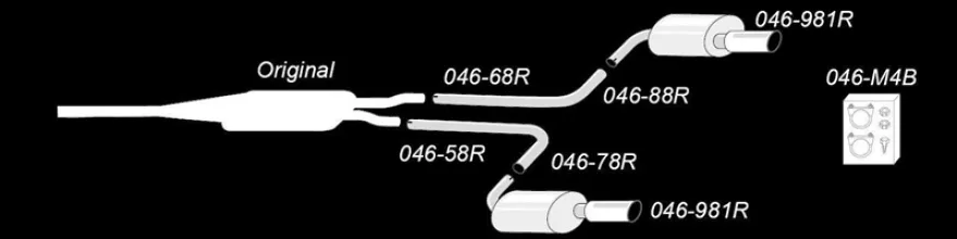 Audi A6 Quattro / A6 Allroad 4F-C6, 4FH-C6 2004-2011 Duplex Sportavgassystem TA Technix