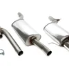 Audi A4 Quattro Sedan, A4 Quattro Avant B5 1994-2000 Rostfritt Sportavgassystem Catback TA Technix