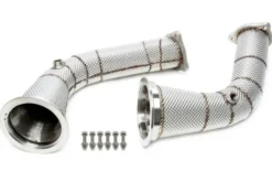 Audi A4 RS4 & A5 RS5 Typ B9 Downpipes (Utan Katalysator) Med Värmeskydd TA Technix
