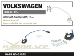 Audi A1 / Skoda Fabia / VW POLO 2017-2021 Bakre Krängningshämmare Add-On Hardrace