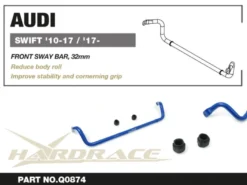 AUDI A4/S4/RS4/A5/S5/RS B9 16- Främre Krängningshämmare 32mm Hardrace