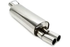 Audi /Seat / VW A3, Leon,Golf IV A3 Typ 8L, / Leon, Typ 1M, / Golf IV, Typ 1J 1996-2005 Bakre ljuddämpare med 2x76mm Runda Utblås TA Technix