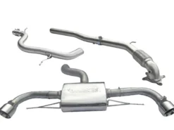 Audi TT 1.8 & 2.0 TFSI (Mk2) (2WD) Dual Exit T/Ps 11- Turboback-sportavgassystem (Med De-Cat) Cobra Sport