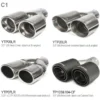 Audi TT 1.8 & 2.0 TFSI (Mk2) (2WD) Quad Exit T/Ps 07-11 Catback Sportavgassystem Cobra Sport
