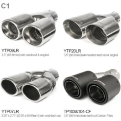 Audi TT 1.8 & 2.0 TFSI (Mk2) (2WD) Quad Exit T/Ps 07-11 Catback Sportavgassystem Cobra Sport