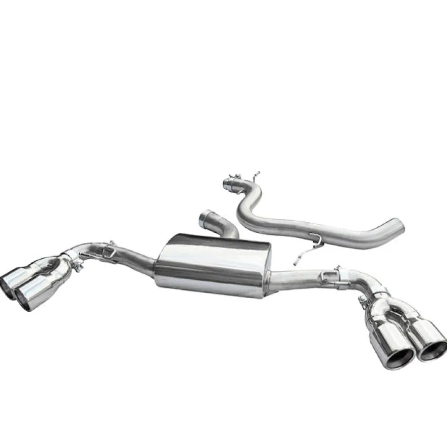 Audi TT 1.8 & 2.0 TFSI (Mk2) (2WD) Quad Exit T/Ps 07-11 Catback Sportavgassystem Cobra Sport