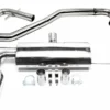 Audi / VW A3, Golf V, Golf Plus A3, Typ 8P, / Golf V, Typ 1K, / Golf Plus, Typ 1KP 2003-2013 Avgassystem Racing Rostfritt Stål TA Technix