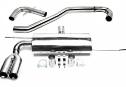 Audi / VW A3, Golf V, Golf Plus A3, Typ 8P, / Golf V, Typ 1K, / Golf Plus, Typ 1KP 2003-2013 Avgassystem Racing Rostfritt Stål TA Technix