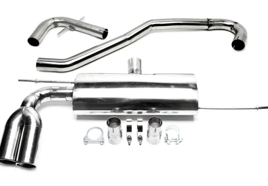 Audi / VW A3, Golf V, Golf Plus A3, Typ 8P, / Golf V, Typ 1K, / Golf Plus, Typ 1KP 2003-2013 Avgassystem Racing Rostfritt Stål TA Technix