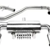 Audi / VW A3, Golf V, Golf Plus A3, Typ 8P, / Golf V, Typ 1K, / Golf Plus, Typ 1KP 2003-2013 Duplex Rostfritt Stål Racingavgassystem TA Technix