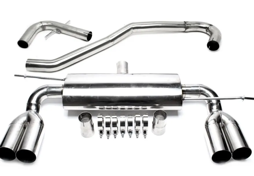 Audi / VW A3, Golf V, Golf Plus A3, Typ 8P, / Golf V, Typ 1K, / Golf Plus, Typ 1KP 2003-2013 Duplex Rostfritt Stål Racingavgassystem TA Technix