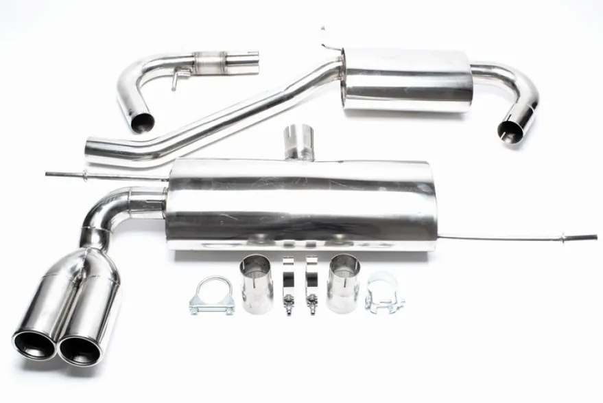 Audi / VW A3, Golf V, Golf Plus A3, Typ 8P, / Golf V, Typ 1K, / Golf Plus, Typ 1KP 2003-2013 Rostfritt Sportavgassystem Catback TA Technix