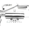 Audi / VW A3, Golf V, Golf Plus A3, Typ 8P, / Golf V, Typ 1K, / Golf Plus, Typ 1KP 2003-2013 Rostfritt Sportavgassystem Catback TA Technix