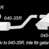 Audi/VW Golf V/VI/A3 1K/5K / 8P 2003-2012 Rostfritt Sportavgassystem Catback TA Technix