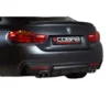 BMW 435D (F32/F33/F36) 2013+ 3 Quad Exit M4 Style Sportavgassystem Konvertering Cobra Sport