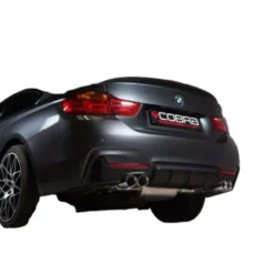 BMW 435D (F32/F33/F36) 2013+ 3 Quad Exit M4 Style Sportavgassystem Konvertering Cobra Sport