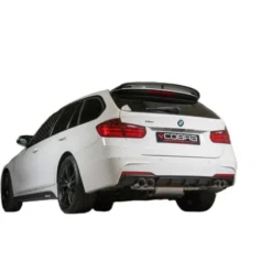 BMW 320D (F30 LCI/F31 LCI) Sedan & Touring 2015-2019 Quad Exit Bakre Ljuddämpare M3-Style Cobra Sport