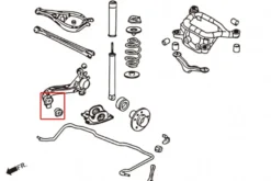 BMW E36 / E46 / Z3 / Z4 Bakre Trailing-stag Bussningar Hardrace